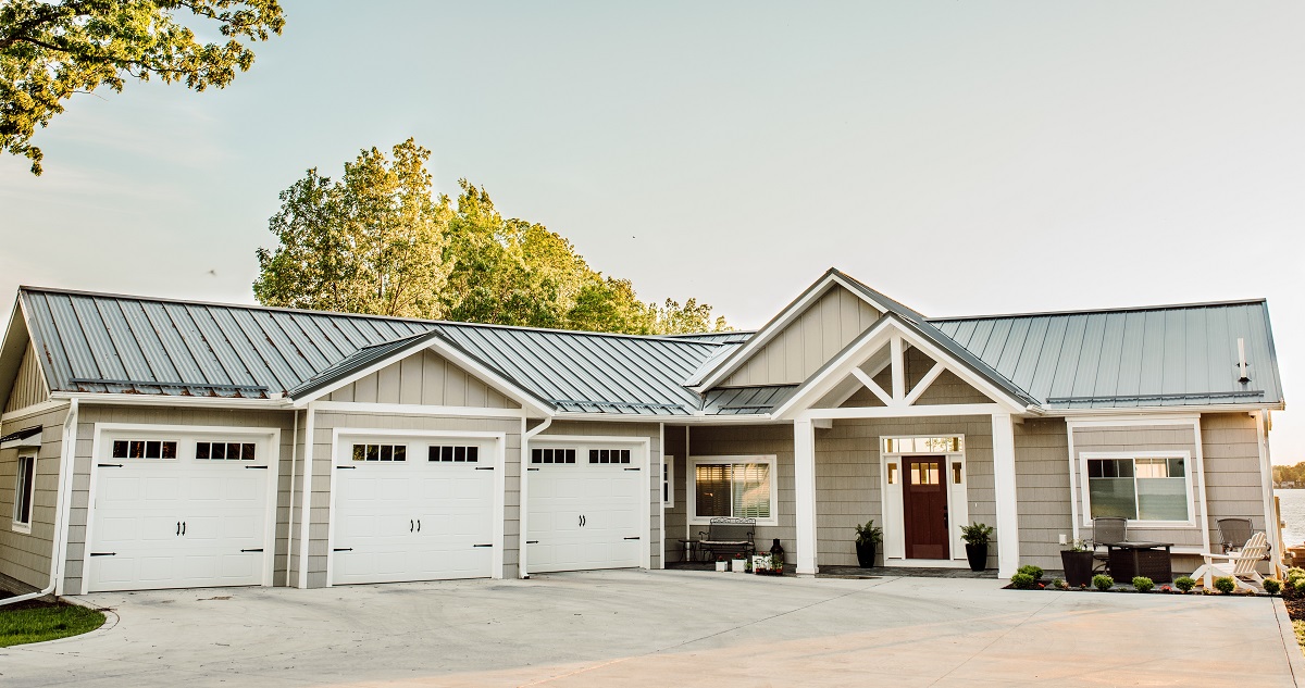 Custom home built by Stoll Construction in Manitou Beach Michigan
